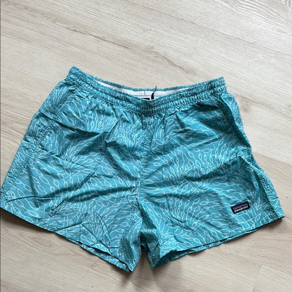 Patagonia Baggies Women’s 5” Blue Patterned Swim Shorts